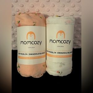 Momcozy™️ Baby Muslin Swaddle Blankets.